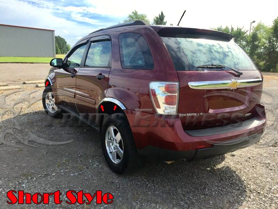 for:2005-2009 Chevy Equinox/ Pontiac Torrent Stainless Fender Trim