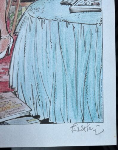 WALTHÉRY NATACHA GRANDE ILLUSTRATION N°/S 500 EX 50 x 70 1990 EN EXCELLENT ÉTAT - Imagen 5 de 6
