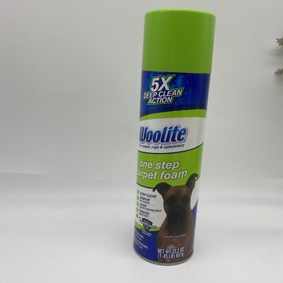 Woolite HEAVY TRAFFIC CARPET FOAM Deep Cleaner Pet Odor Stain Remover 23.2 oz