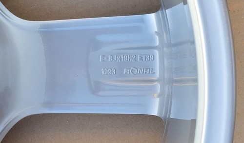 1 x Original Audi Q5 8R Felge 8J x 19 Zoll ET39 Ronal 8R0601025L Alufelge Silber - Bild 7 von 7