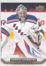15/16 UD..HENRIK LUNDQVIST..CANVAS..CARD # C177..RANGERS..FREE COMBINED SHIP