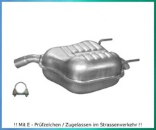 Endschalldämpfer Opel Vectra C / Vectra C GTS 1.6 1.8 Auspuff Endtopf Schelle