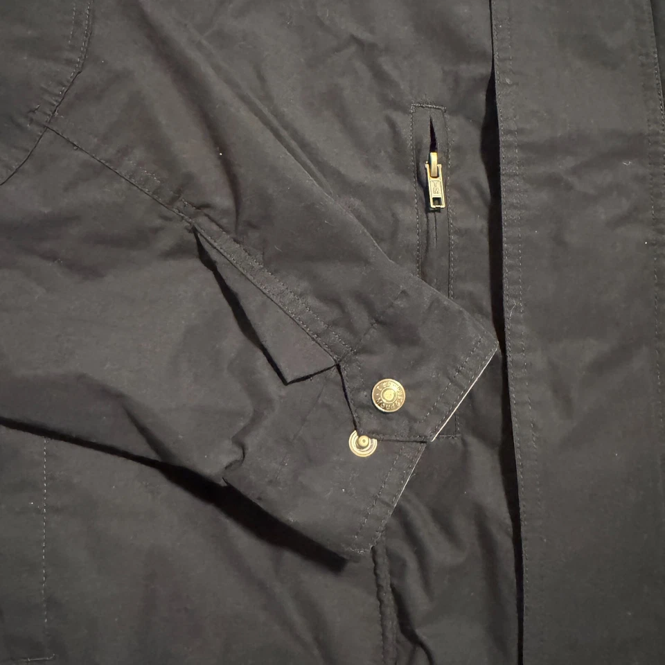 Chaqueta Tri Mountain Vintage Negra Nativa Americana Bordada Para Hombre Talla XL Foto 3 de 4