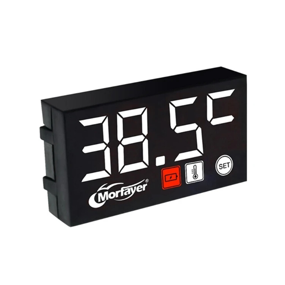 Duokon Tachymètre électronique 2 En 1 Moto LED Voltmètre Numérique