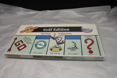  NIB SEALED Vtg 1996 Monopoly GOLF Edition Torrey Pines/Pebble Beach USAOPOLY