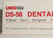 Dental X-Ray Film D Speed Size #2 150 Single Film Pk DR-58 UMG