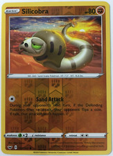 silicobra pokemon card 107/202 Reverse Holo Pokmon Hit Points70 HP Form REVERSE HOLO Silicobra 119/198 NM