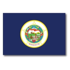 Magnet Me Up Minnesota Car Magnet Decal US State Flag 4x6 Refrigerator Locker SU