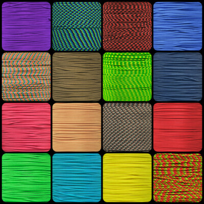 275 Paracord - Paracord Planet - Hiking, Crafting Projects - 10ft, 25ft, 50ft