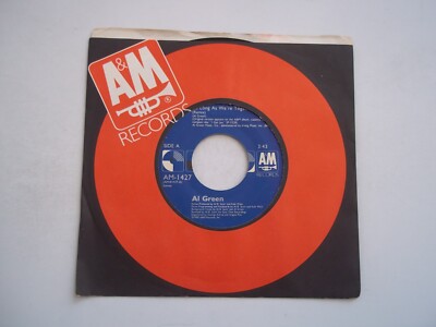 AL GREEN - As Long As We're Together / Blessed - 45 RPM 7'' Record 1989 A&M