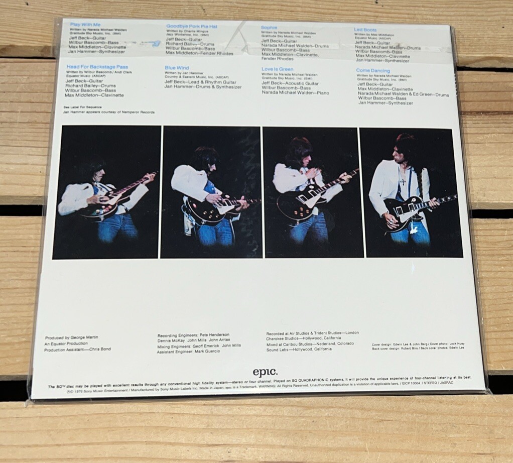 Jeff Beck Wired SACD Super Audio CD Hybrid Limited Edition RARE
