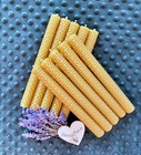 💥SALE!!💥10 x Handmade Beeswax Candles Taper Dinner Table Bistro Candle Gift