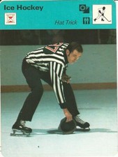 1977-79 Sportscaster Card, #11.19 Ice Hockey, Hat Trick