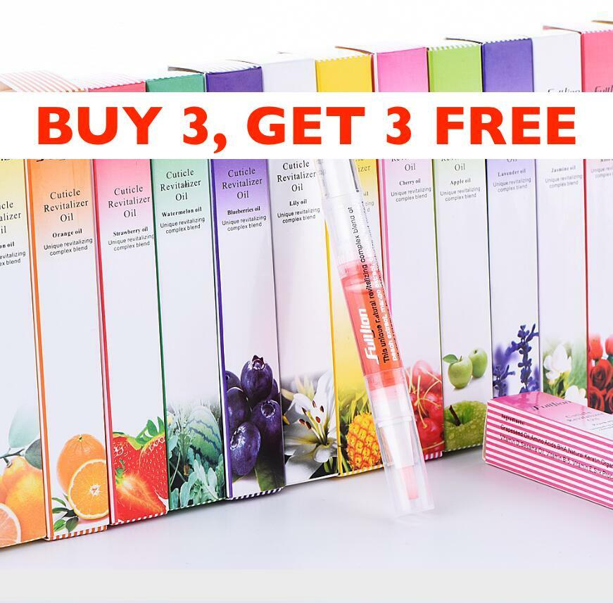 Mix Taste Cuticle Revitalizer Oil Pen Nail Art Care Dry Skin Treatment Manicure 