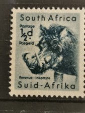 Timbres Afrique du sud 1954 FAUNE SUD AFRICAINE SA 150-163 Y&T 201-214 Série