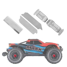 For 1/10 Traxxas MAXX Stainless Steel Chassis Armor Skid Plate Guard Upgrade