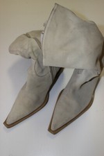 Stivaletti stivale tipo camperos scamosciati beige tg 39/40