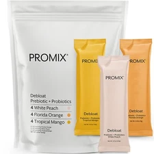 Promix Debloat Prebiotics and Probiotics Immune Support Supplement for Digest...