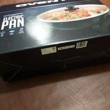 OVENTE Electric Wok Skillet SK3113CO 13-Inch Non-Stick Aluminum Body Glass Lid