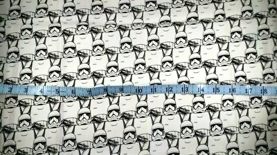 CAMELOT FABRICS Star Wars Stormtrooper Fat Quarter Cotton Fabric 21 x 18 Lucasfilm Clone Trooper