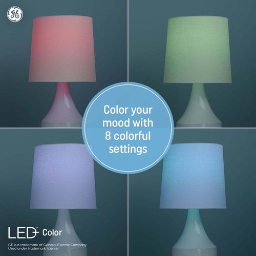 LED Multicolor Speaker LED Light Bulbs w/Bluetooth Speaker A21 Bulbs 9W 2-Pack - Picture 7 of 11