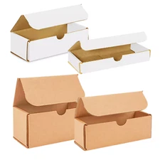 ULINE Indestructo Mailers - Bundles of 25 Boxes - 6x2x2 - 6x3x3 - 7x3x1 - 7x3x2