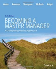 Becoming A Master Manager by Robert Quinn