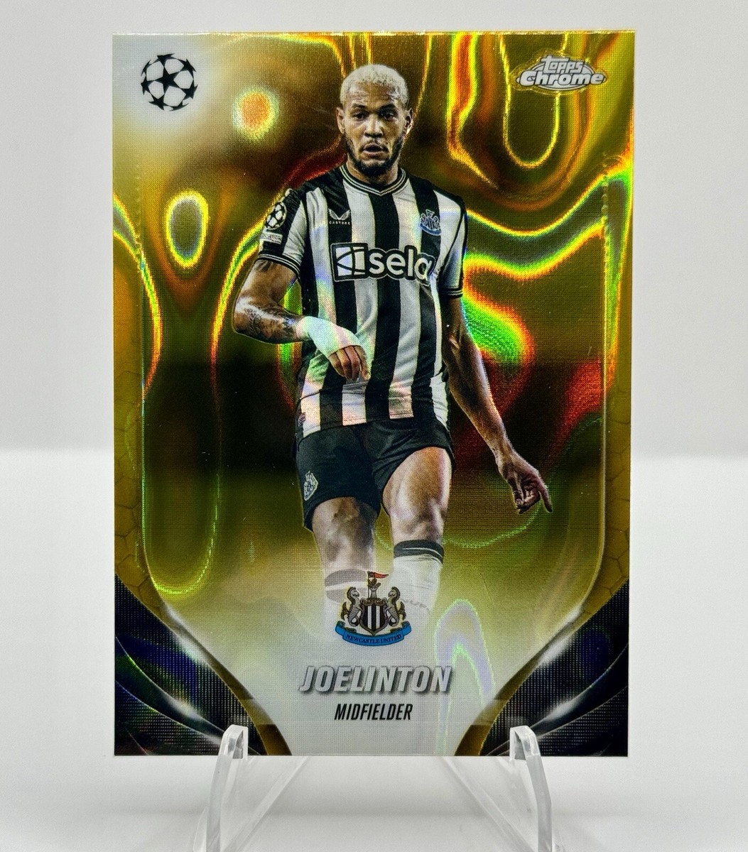 2023-24 Topps Chrome UEFA - JOELINTON Gold Lava Refractor