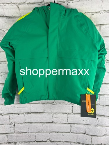 Kids' Snowsport Jacket with 3M Thinsulate - All In Motion, Green, Size Medium - Picture 2 of 10