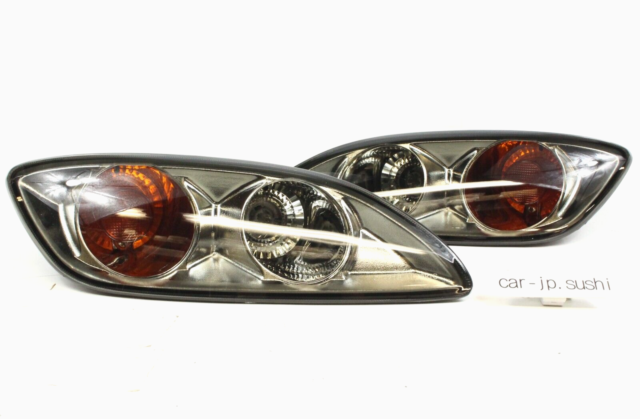 RX-7 FD3S Late Model Chrome Front Bumper Combination Position Lamp Turn Signal
