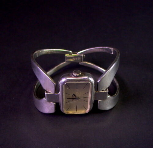 Damen Armbanduhr / Spangenuhr -  Armband & Uhr 835er Silber - PALLAS ANDORA  - Bild 1 von 8