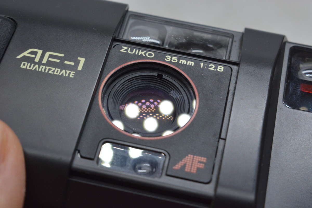 レンズカビ＆曇り無し 動作確認済み OLYMPUS AF-1 QD ケース付き レンズカビ＆曇り無し 動作確認済み OLYMPUS AF-1 QD ケース付き