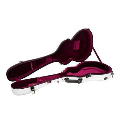 Crossrock Les Paul  Guitar Hard Case, Deluxe Fiberglass, Backpack