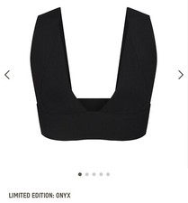 SKIMS Knit Swim Plunge Bikini Top