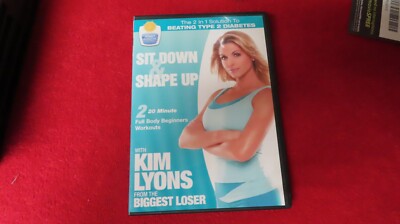 SIT DOWN SHAPE UP KIM LYONS  DVD