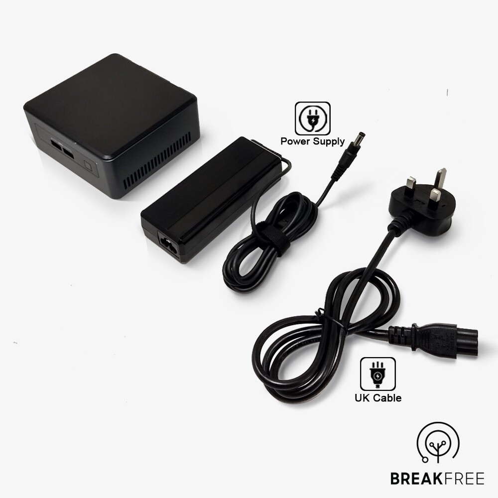 Intel NUC Kit NUC7i5DNHE Mini PC i5 7300U 3.5GHz 32GB RAM 500GB SSD