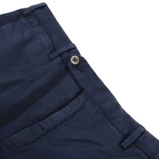 Zanella NWOT Chinos / Casual Pants Size 32 US Solid Blue Cotton Blend