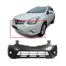 Bumper Cover For 2011-2013 Nissan Rogue Wfog Light Ni1000277 Front Primed