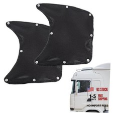 2pcs Semi Truck Window Shades 23.62x19.29in - Easy Side Window Sunshades