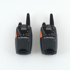 Motorola Talkabout FR50 Walkie Talkies Pair Tested Working w Manuals FRS Radios