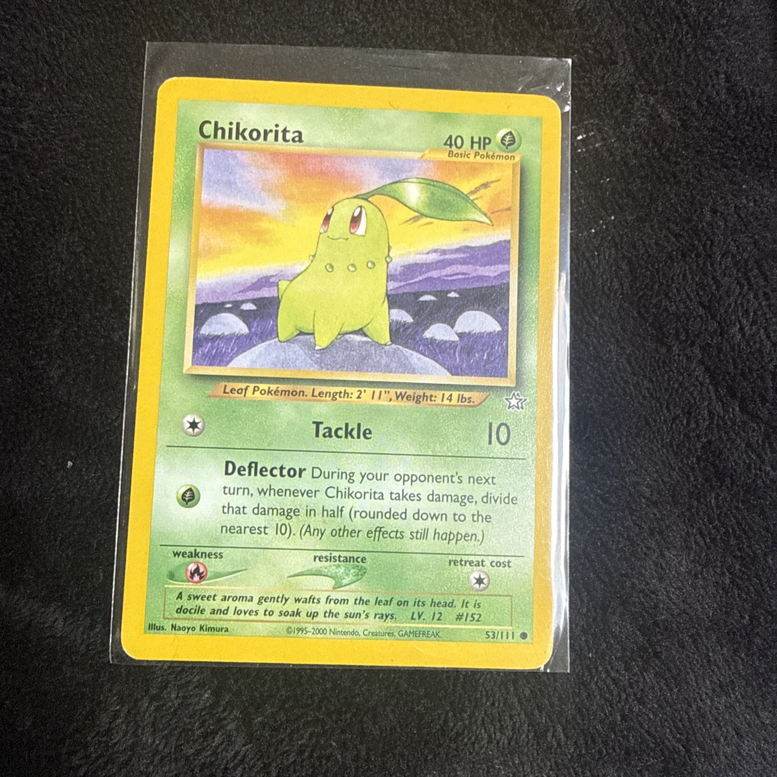 Pokemon Chikorita (53/111) Neo Genesis     T