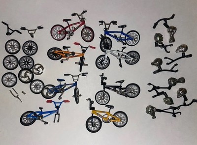 Lot of BMX Flick Trix Finger Bikes Parts Spin Master Toys Vintage