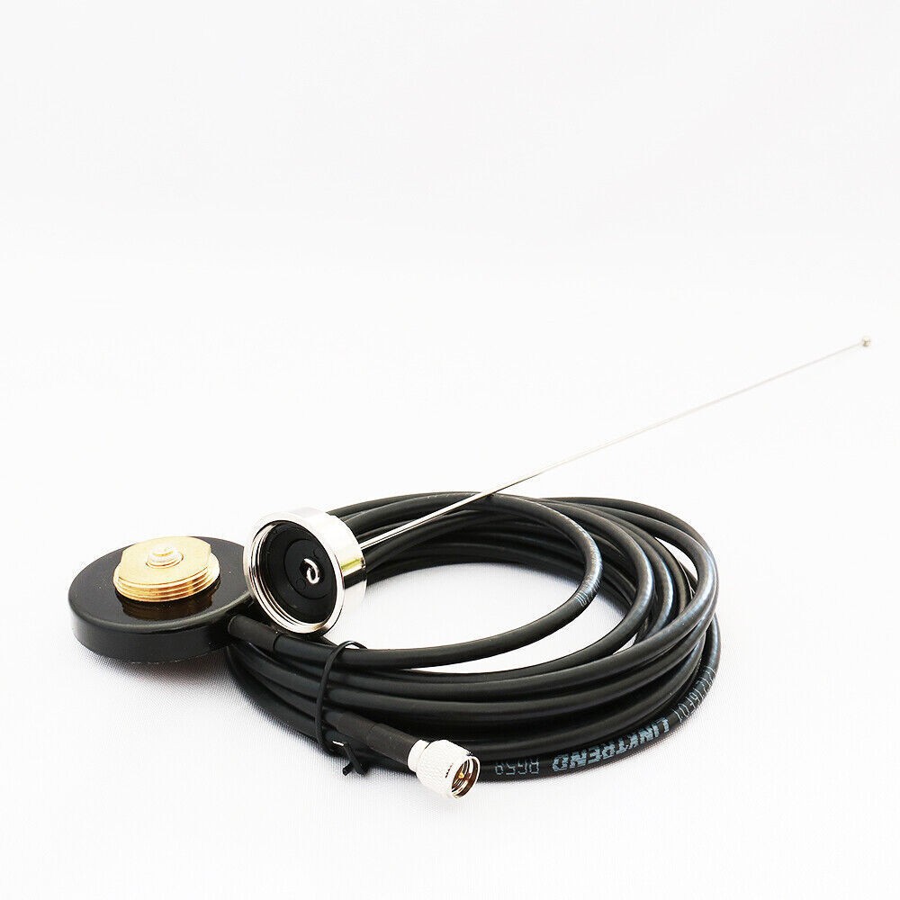 VHF 155-174 Antenna Magnetic Mount Antenna Set and RG-58 Cable For Mobile Radio