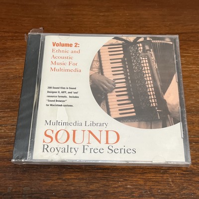 VTG Macintosh Multimedia Library Sound - Vol 2 Ethnic Acoustic New Pkg Wear 1993