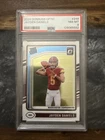 2024 DONRUSS OPTIC #248 JAYDEN DANIELS PSA NM-MT 8
