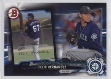 2017 Topps Bowman Then and Now Felix Hernandez #BOWMAN-8 9t3