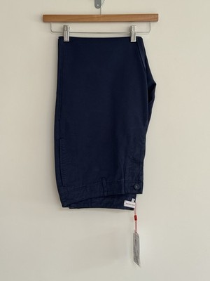 Orlebar braune ''katalanische'' Baumwoll Chino Hose dunkelblau 38'' ***NEU***