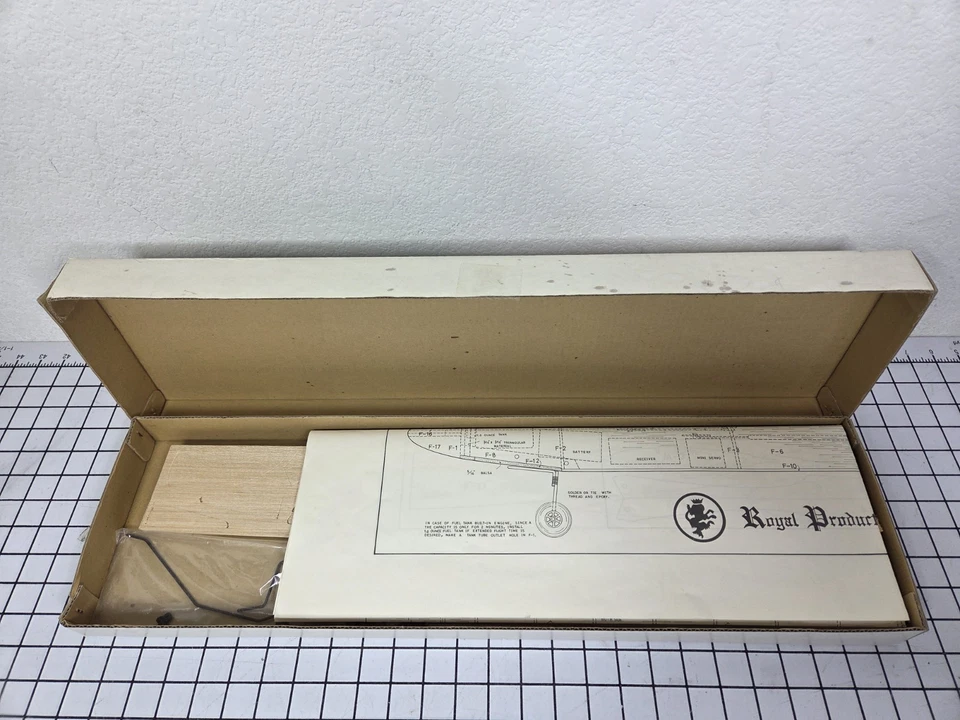 Royal Model Products MINI MINI Mini Bird R/c Balsa Model Airplane Kit READ LOOK! - Image 3 of 4