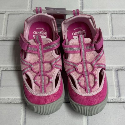 OshKosh Everplay Flexible Outsole Bump Toe Sandal Toddler Size 12 Pink
