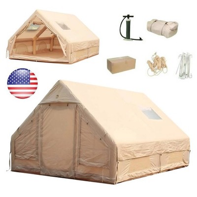 Extra Large 12 Person Cabin Tent 1 Room Waterproof Family Camping Tent